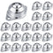 Conveyor Rollers, 1" Heavy-Duty Support Roller Bearings, 20 PCS for Smooth Rotation in Workshops