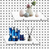 NORJIN 8 Pcs 8 Inch Metal Pegboard Hooks, Pegboard Accessories for Workbench, Kitchen, Garage, Retail Shop, Office