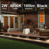 ZONK Outdoor Indoor Step Stair Lights, 110V-240V Waterproof IP65 2W 4000K Neutral White Lighting (1 Pack)