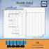 SCRIBBLEDO 10 Pack Dry Erase Division White Boards, 9 x 12 Inch Double Sided Math Manipulatives for Kids and Students