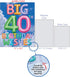NobleWorks - Large 30th Birthday Card (8.5 x 11 Inch) - Funny Jumbo Group Congrats for 30 Year Milestone, Year Time