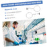2pcs Hoop Experiment Support Ring, Closed Ring Laboratory Support Stand Clamps for Beakers, Iron Accessories Cook