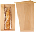 Foranda 50 Pack Long Paper Bread Bags with Tabs for Homemade Sourdough, Resealable