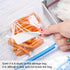 Leinuosen Removable Food Labels Stickers, 1 x 3 Inch Storage Tapes for Refrigerator Freezer (300 Pieces)