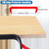 U-Shape Edge Banding, 16.4ft Self Adhesive Black Veneer Edging Trim for Countertop, Table, Cabinet Repair Furniture