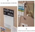 Bulletin Felt Board, 36x18 Inches, Decorative Pin Board for Wall, Foldable Self-Adhesive Vision Board with 36 Pushpins,