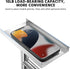 CISILY Silver Stainless Steel Toilet Paper Holder Stand with Phone Shelf, Bathroom Toliet Decor Decoration. Tissue