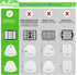 Filter Replacement for Shark Navigator Lift Away Deluxe Vacuum, 1 HEPA + 2 Pre-Felt Filters, Parts XFF350 & XHF350
