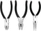 Performance Tool 1916 3-Piece Pliers Set - Comfort Grip Handles and Durable Construction for Efficient Handling and Reliable Performance