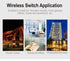 3 (2 1 Thinkbee Way Wireless Switch and Receiver Kit, Dual Remote Control, No Wiring, No WiFi Needed, Waterproof