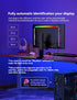 Fiotura G100 (4-Side 34inch) Monitor LED Backlights for PC & Mac, LED Strip Light Sync with Screen Color/Music