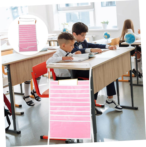 Angoily Classroom Reading Bag - Desk Organizer for Students