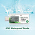 LCD Temperature Humidity Data Logger, Single Use USB Recorder with PDF or CSV Report, 65000 Readings
