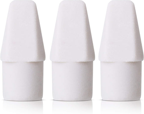 Mr. Pen White Pencil Top Erasers, 120 pc - Eraser Caps for Pencils, White Pencil Head Erasers