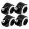 MAGICLULU Iv Stand Wheels Replacement Wheels Medical Rolling Cart Appliance Rollers Easy