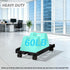 Hmfmdy PC Stand, Mobile CPU Stand for Floor, Adjustable CPU Rolling Stand, Under Desk Computer Tower Stand, Computer