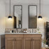 3 Pack 6 Inch Industrial Kitchen Pendant Light Fixtures: Metal Modern Chandelier - Adjustable Farmhouse Black & Gold