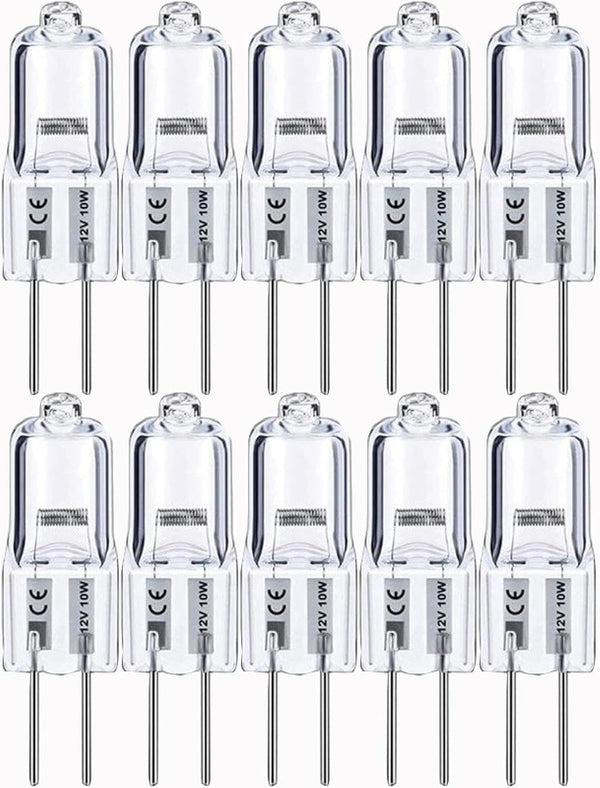 NTZTO G4 Halogen Bulbs 12V 20W T3 Capsule-Dimmable 3000K Warm White, 2000H Lifespan,for