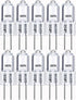 NTZTO G4 Halogen Bulbs 12V 20W T3 Capsule-Dimmable 3000K Warm White, 2000H Lifespan,for