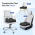 Tailbone ZIKEE Ergonomic Seat Cushion with Thigh Slope for Long Sitting, Memory Foam Office Chair Cushion for Car
