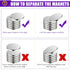 30 0.78x0.18in MIKEDE Neodymium Magnets, PCS Strong Fridge Magnets Heavy Duty for Carft, Epoxy Coating Rare Earth Small