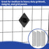 12 Pcs Gridwall Mount Brackets with Screws for Clothing Store Retail Display Wall Organization