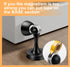 Tauno 1 Pack Black Door Stopper for WallMagnetic Door Stops for Bottom of Door Keep Door OpenFloor Mounting Screws