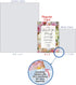 NobleWorks 25th Anniversary Notecard w/Envelope for Couples, Men, Women - 25 Years of Love - C9437MAG