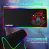 RGB Gaming Mouse Pad, Anime Dragon Mousepad Mat with 15 Lighting Modes, 31.5 X 12 Inch (Red)