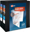 Avery Heavy-Duty View 3 Ring Binder - 4" One Touch Slant Rings, Holds 8.5" x 11" Paper, 2 Black Binders