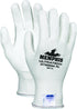 MCR Safety 9677M UltraTech Gloves, Dyneema 13-gauge PU Coating, Washable, White, Medium, 1-Pair