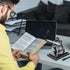 Knight Pen Holder with 2 Pens, Funny Resin Desk Organizers and Accessories for Cool Office Gadgets and Decorations
