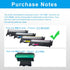 LCL Compatible Toner Cartridge Replacement for Samsung CLT-406S CLT-K406S CLT-C406S CLT-M406S CLT-Y406S (4-Pack)