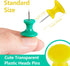 Outus 100 Pcs Giant Push Pins, 1 Inch Jumbo Thumb Tacks for Cork Board, Map, Posters (Red, Yellow, Blue, Green, White)