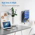 OUTWOLF 6 Tier Hanging Wall File Organizer with Hooks, Vertical Mount File Holder, Pack of 2 for Office