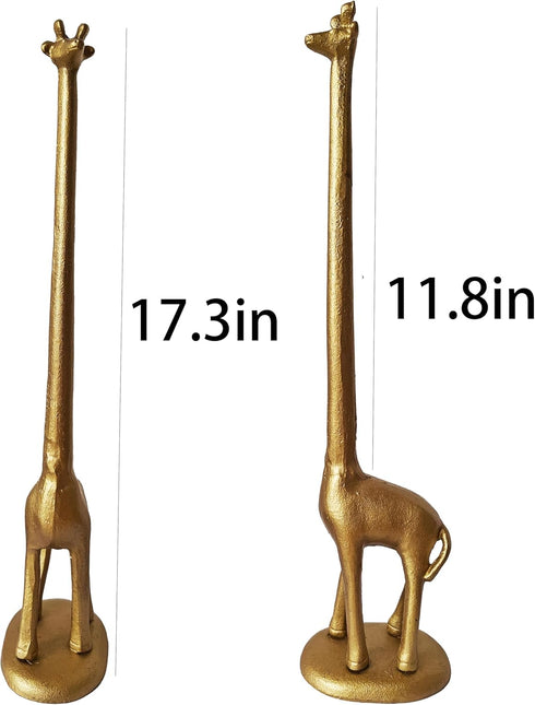 Counter Giraffes Paper Towel Holder Cast Iron Paper Towel Holder Funny Toilet Paper Holder for The Floor or in The