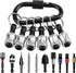 1/4 Inch Bit Holder Keychain, Quick Change Screw Bit Holder Extension Bar for Most Electric and Hand-held Screwdrivers