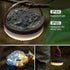 Sutaig 4 1 8 Modes(72.2Ft), 30s Solar Camping String Lights, in Outdoor Camping Lantern with Lighting Quick Recovery