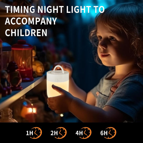 13 Dimmable Dimming, Small Kids Night Light, Color LED Lamp, Portable Stepless Color Changing Touch Nursery Lamp