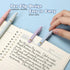 Gel Pens, 6Pcs Smooth Writing Fine Point Tip 0.5mm for Journaling, Black Ink Cute Pens for Aesthetic School Office