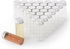 30pcs Clear Glass Bottles, 40ml Glass Vials with Aluminum Screw Cap