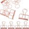 Zerodeko 10Pcs Metal Binder Clips, Medium Paper Clips for Document Organizing, File Clamps for Office School Supplies,