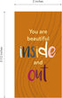 DIVERSEBEE 60 Pack Assorted Motivational Cards, Inspirational and Kindness Mini Note Cards, Gratitude Encouragement