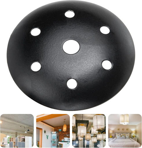 4pcs Cabilock Ceiling Light Cover Plates Chandelier Plates Desktop Lamp Bases Pendant Lamp Chassis Easy Install