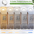 10 inch Dimmable 1-Pack 36W 3600 2700K-6500K GoBright LED Ceiling Light Fixture, Super Bright Lumens Brushed Nickel