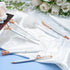 WEMATE 8Pcs Ballpoint Pens Set, Metal Crystal Diamond Glitter Pens for Journaling, White Pen Bling in Black & Blue Ink,