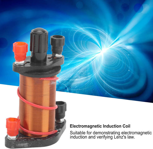 Electromagnetic Induction Experiment Kit for Lenz's Law Physics Lab Equipment with Coils Magnets for High School