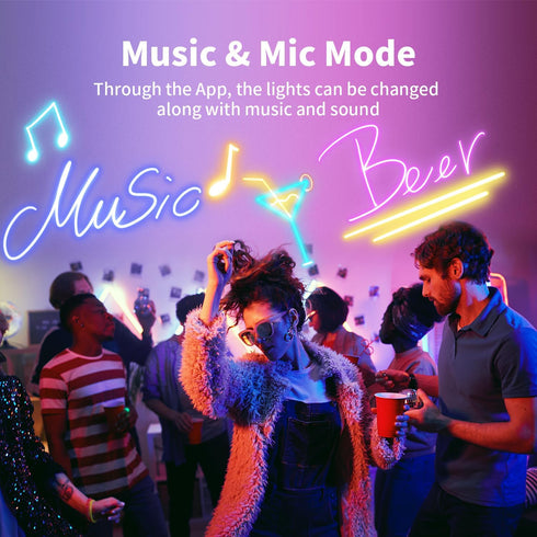 5V 16.4Ft 5M IP67 iNextStation RGB Smart IC USB Neon Led Strip Lights, Neon Rope Lights Flexible Multicolor Waterproof