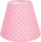 Totority Polka Dot Cloth Lampshade 6.29 Inch Round Small Lamp Cover Soft
