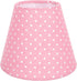 Totority Polka Dot Cloth Lampshade 6.29 Inch Round Small Lamp Cover Soft